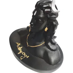 Navyaksh Black & White Marble Religious Idol Small Aadiyogi Showpiece-picture-36