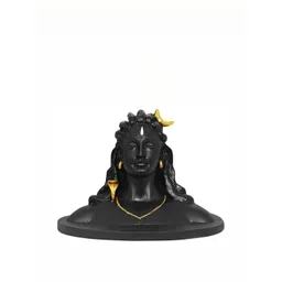 Navyaksh Black & Yellow Religious Adiyogi Shiva Idol Showpiece-picture-39