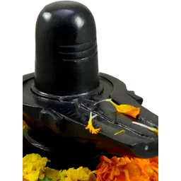 Navyaksh Black Marble Shivling Lord Shiva Idol Showpiece-picture-17