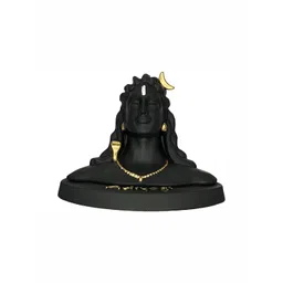 Navyaksh Black Marble Yogi Religious Showpiece-picture-22
