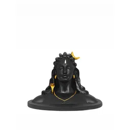 Navyaksh Black Polyresin Adiyogi Shiva Statue Showpiece-picture-25