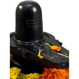 Navyaksh Black Shivaling Religious Idol Showpiece-picture-35