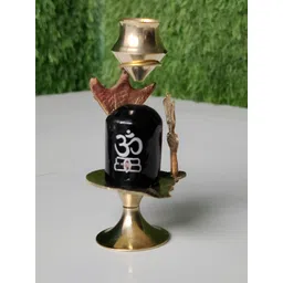 Navyaksh Brown Stone Shiv Ling Showpiece-picture-18