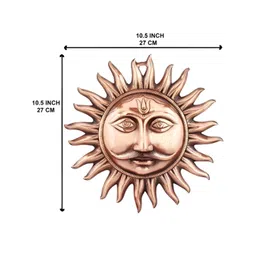 Navyaksh Copper-Toned Religious Idol Showpiece-image-20