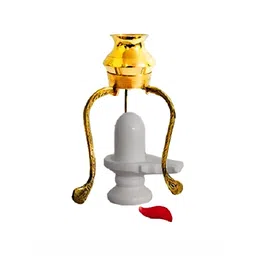 Navyaksh Gold Toned & White Religious Idol Showpiece-picture-12