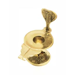 Navyaksh Gold Toned Brass Shivaling Showpiece-picture-32