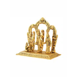 Navyaksh Gold-Toned Metal Ram Darbaar Showpiece-picture-14