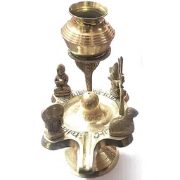 Navyaksh Gold-Toned Religious Figurine Showpiece-picture-28
