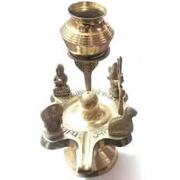 Navyaksh Gold-Toned Religious Figurine Showpiece-picture-32
