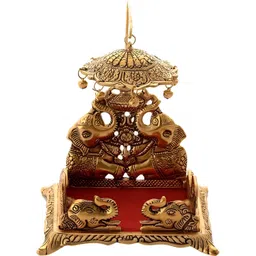 Navyaksh Gold-Toned Religious Figurine Showpiece-picture-36