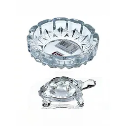 Navyaksh Transparent Tortoise With Plate Showpiece-picture-16