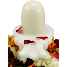 Navyaksh White Marble Shiva Lingam Showpiece-picture-23