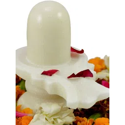 Navyaksh White Marble Shivling Showpiece-picture-21