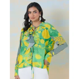 navyasa by liva Green Printed Shirt-picture-18