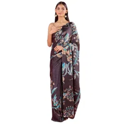 Navyasa By Liva Maroon Floral Saree-picture-19