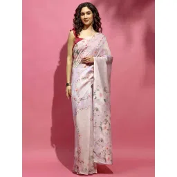 Navyasa By Liva Purple Floral Print Saree-picture-28