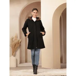 Nayam by Lakshita Black Wool Solid Coat-picture-44