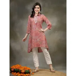 Nayam by Lakshita Pink Modal Printed Kurti-picture-47