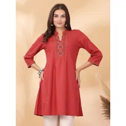 Nayam By Lakshita Women Floral Embroidered A-Line Kurti-picture-28
