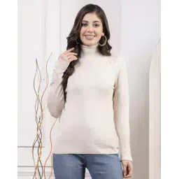 nayam by lakshita Women Pullover with Ribbed Hem-picture-52