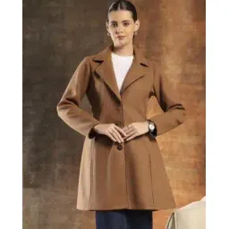 nayam by lakshita Women Regular Fit Trench Coat with Notch Lapel-picture-53
