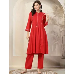 Nayam By Lakshita Women Regular Kurta with Palazzos-picture-41