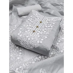 Nayanthara Trends Embroidered Unstitched Dress Material-picture-36