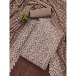 Nayanthara Trends Embroidered Unstitched Dress Material-picture-38