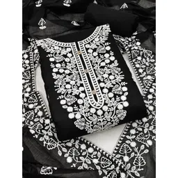 Nayanthara Trends Embroidered Unstitched Dress Material-picture-38