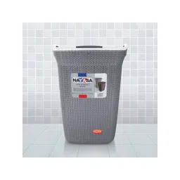 Nayasa Grey Textured Durable Laundry Bag 54 L-picture-14