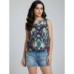 Nayo Print Ethnic Cotton Top-picture-20
