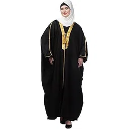 NAZNEEN front open Golden Details Kaftan cum Bisht Robe-picture-17