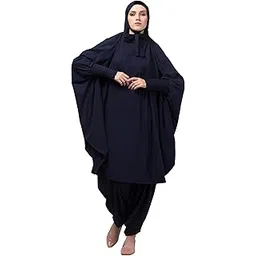 nazneen Smoking at Sleeve Jersey KHIMER with Harem Pant Navy-picture-51