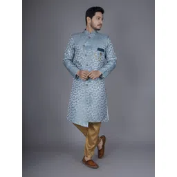 N.B.F Fashion Floral Print Sherwani-picture-33