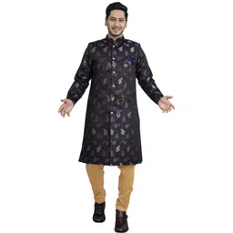N.B.F Fashion Self Design Sherwani-picture-28