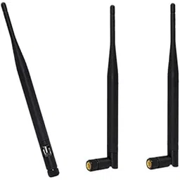 NBR 5dbi Whip Rubber Duck Omni RA MOV Antenna WiFi 2.4GHz 5GHz 5.8GHz for WiFi Wireless Network Card/USB Adapter/Security IP Camera/Video Surveillance Monitor SMA Male-Pack of 3-picture-13