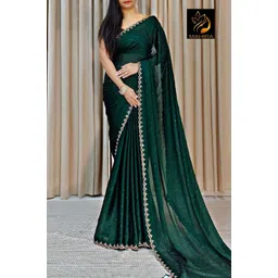 nd enterprise Embellished Bollywood Chiffon Saree-picture-27