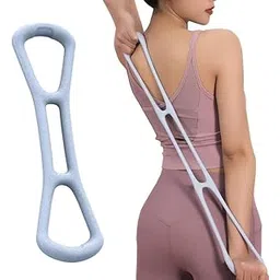 Ndola Figure 8 Resistance Band, Arm Back Shoulder Exercise Elastic Rope Stretch Fitness Band, Foot, Leg, Hand Stretcher, Arm Exerciser for Yoga Pilates Stretching Physical Therapy, Home Gym Workout-picture-15