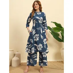 NE STYLE Women Floral Printed Regular Kurta with Palazzos-image-37