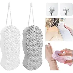 NEAR STOP Bath Sponge,Ultra Soft Bath Body Shower Sponge,New Cleaning Spa Bath Mud Sponge,Spa Scrub Exfoliator Dead Skin Remove,Sponge Bath Sponge for Adults Children-picture-49
