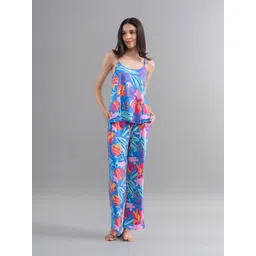 necesera Women Shoulder Straps Floral Printed Top-picture-34