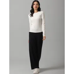 necesera Women Solid Ribbed T-shirt-picture-31