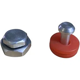 Nechu Kitchen Replacement Safety Valve Compatible with Prestige Pressure Cooker | Mini Safety Plug with Visual Pressure Indicator (Blue, Deluxe Aluminum Cookers)-image-27