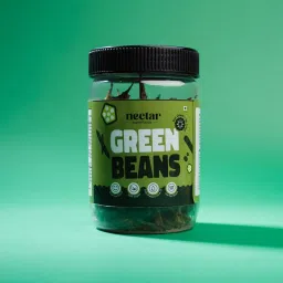 Nectar Superfoods Sun Dried - Air Fried GREEN BEANS Vegetable Chips with Exotic Herbs | Cluster Beans - Okra - French Beans Chips | Guilt Free, Vegan Friendly & Low Fat | 40 gram Jar | Pack of 4-picture-22