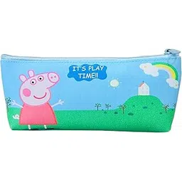 neel Kids Stylish Zipper Pouch Waterproof Soft Fabric School Stationery Pencil Case for Kids Return Gift Set Travel Cosmetic Pouch for Girls (Peppa Pig, 1pcs)-picture-13