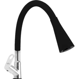 Neelkund Opal Prime Smart Brass Black Chrome Finish Flexible Swan Neck Pillar Tap with 360 deg Swivel Spout for Kitchen &a; Wash Basin-picture-21