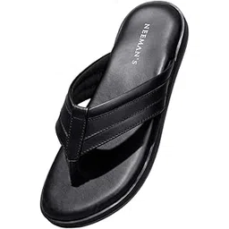 neeman's Indo-Western Casual Flip Flops for Men | Lightweight, Durable and Flexible | PU Thong Strap & TPR Out sole-picture-35