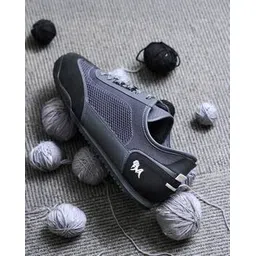 neemans Men Lace-Up Sneakers With Knitted Upper-picture-14