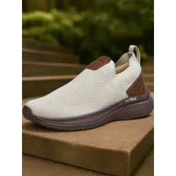 Neemans Men's Ease Walk Neo Off White Walking Shoes-picture-30