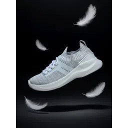 Neemans Men's Fuse Knit White Casual Sneakers-picture-32